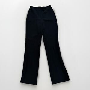 Lovers + Friends Womens S Wide Flair Leg Pants‎ Black Stretch Snap Sides Career